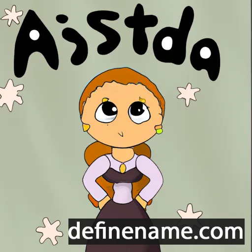 Astrīda cartoon