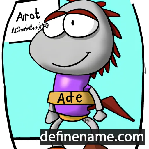 cartoon of the name Astride