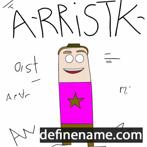 cartoon of the name Astrik