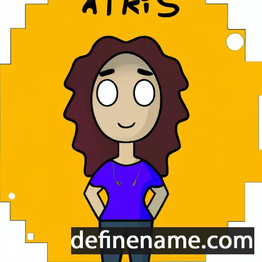 cartoon of the name Astris