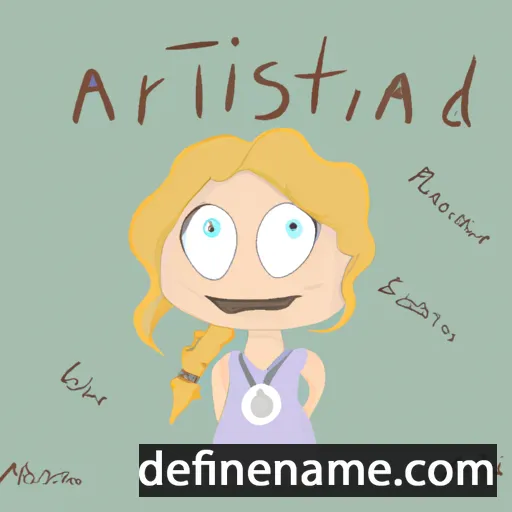 cartoon of the name Astrið