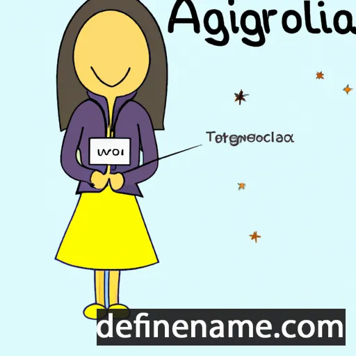 cartoon of the name Astrogilda