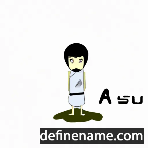 cartoon of the name Asū