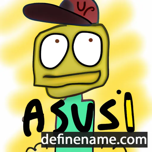 cartoon of the name Asu