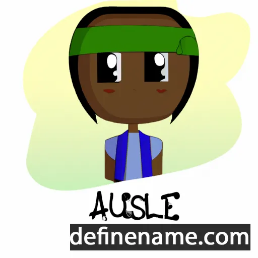 cartoon of the name Asuelu