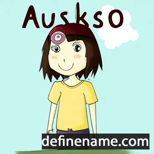 cartoon of the name Asuko