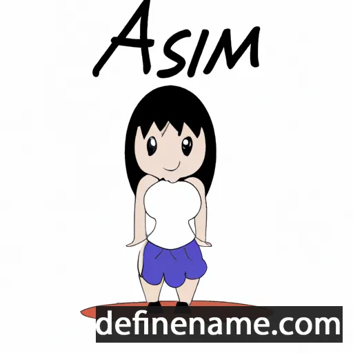 cartoon of the name Asumi