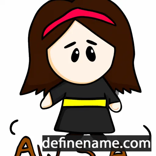 cartoon of the name Aswa