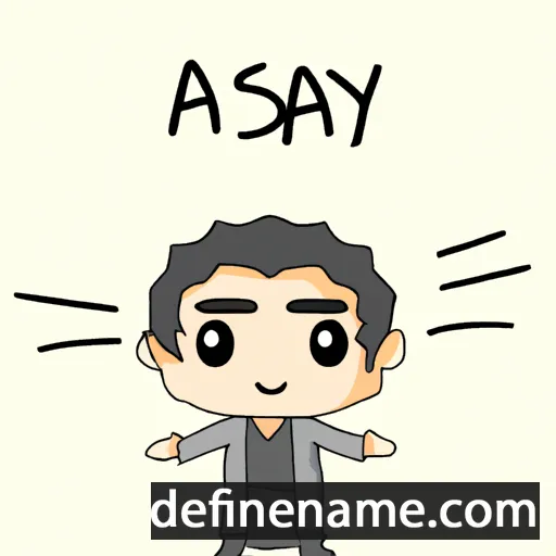 cartoon of the name Asyari