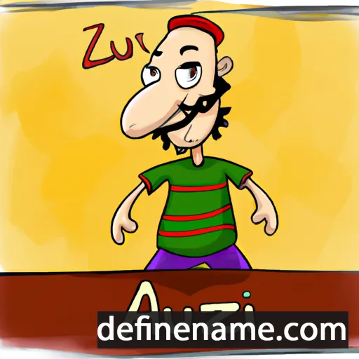 cartoon of the name Aszur