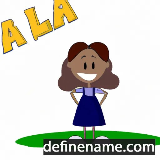 cartoon of the name Atália