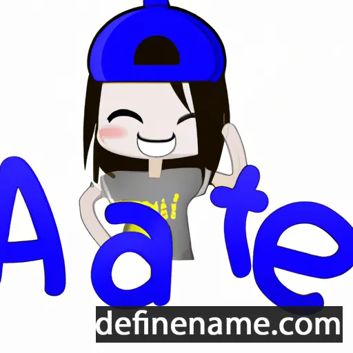 cartoon of the name Atae