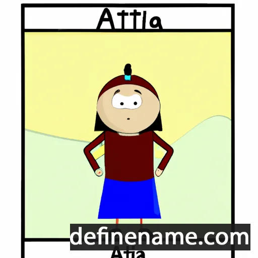 Atala cartoon