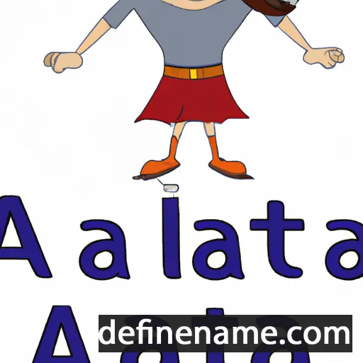 cartoon of the name Atala