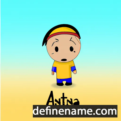 cartoon of the name Atanáz