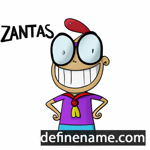 cartoon of the name Atanazas