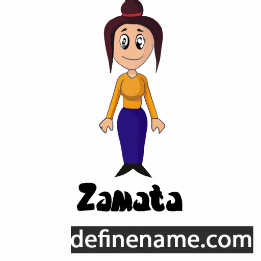 cartoon of the name Atanazja