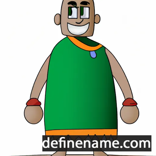 cartoon of the name Atanza