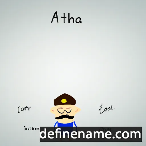 cartoon of the name Ataratheh