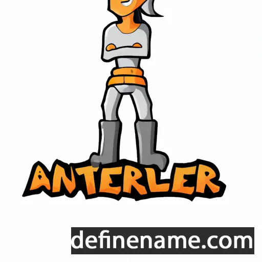 cartoon of the name Atarelang