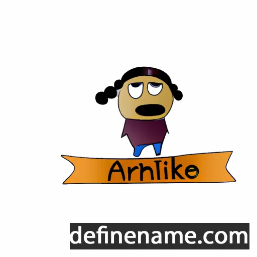 cartoon of the name Atarinkë