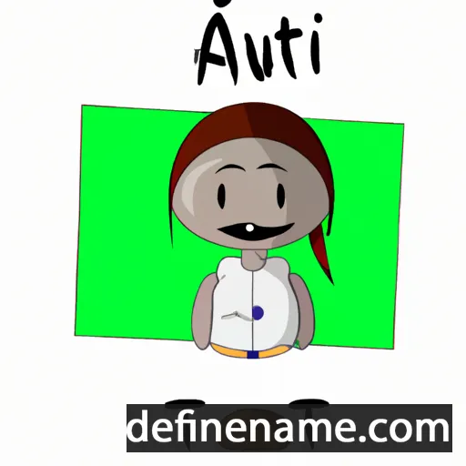 cartoon of the name Ataui