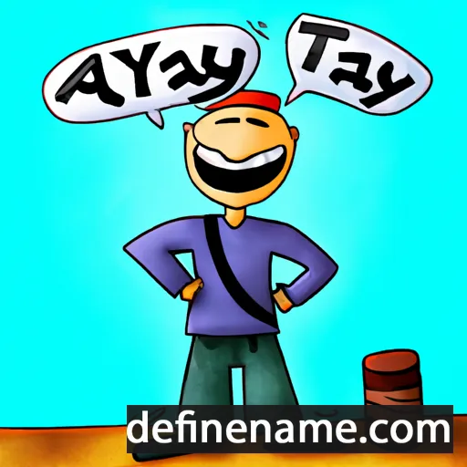 cartoon of the name Atay