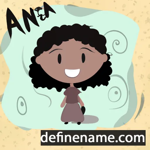 cartoon of the name Aténa