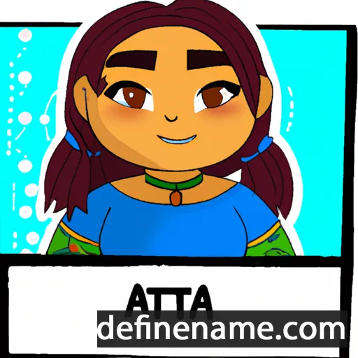 cartoon of the name Atēna