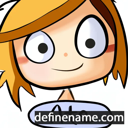 cartoon of the name Ate