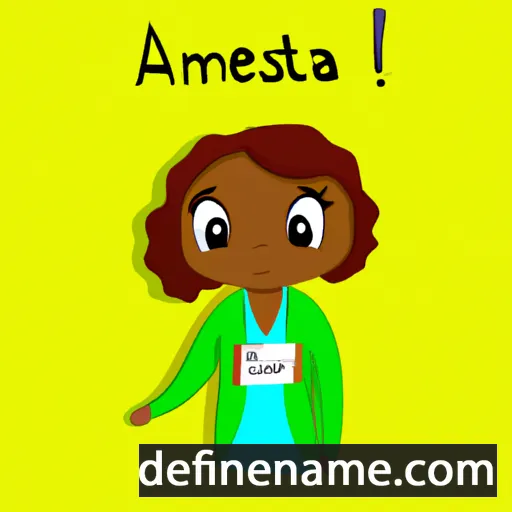 cartoon of the name Atemisa