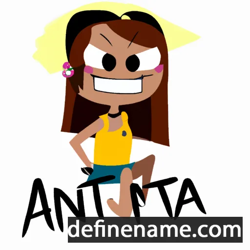 cartoon of the name Atená:ti