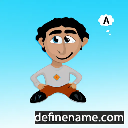 cartoon of the name Atesh