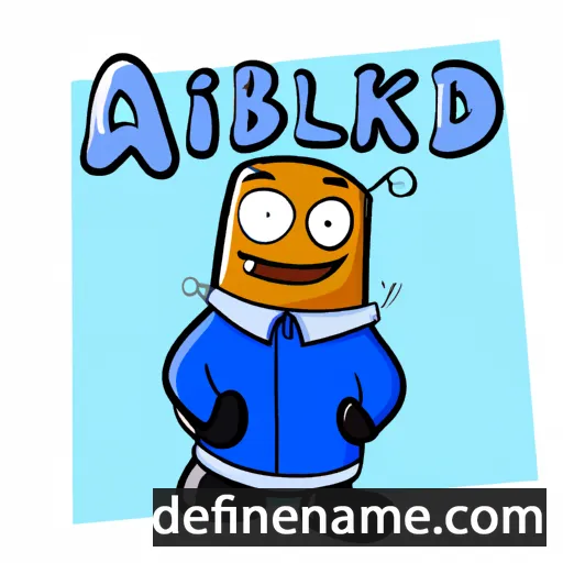 cartoon of the name Aðalbrikt