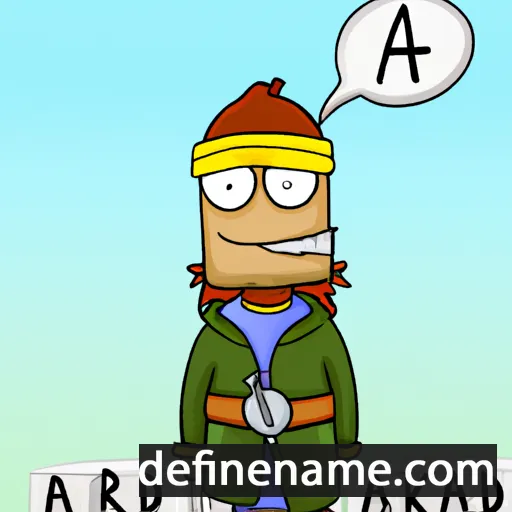 cartoon of the name Aðalbriktr