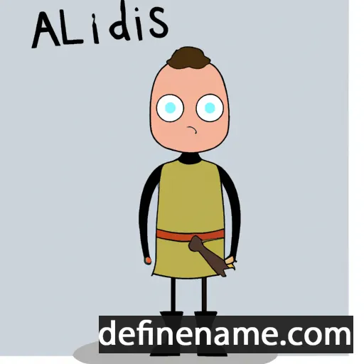 Aðaldís cartoon