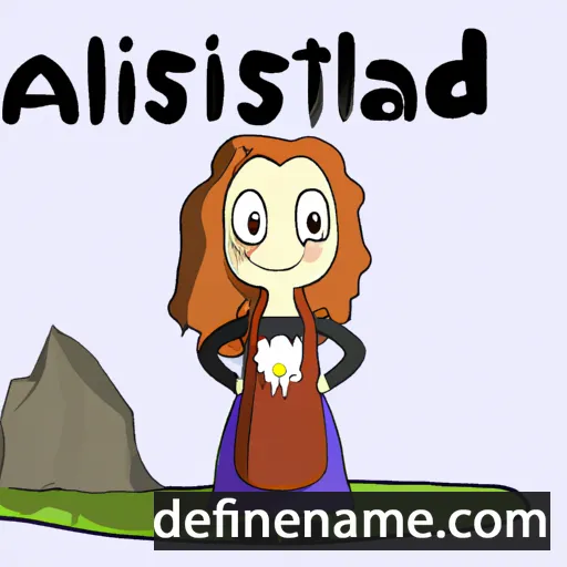 cartoon of the name Aðalsteina