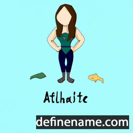 cartoon of the name Athalante