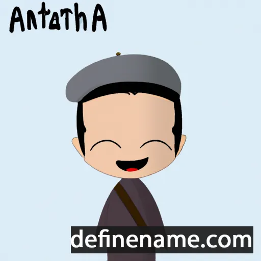 Athanáz cartoon