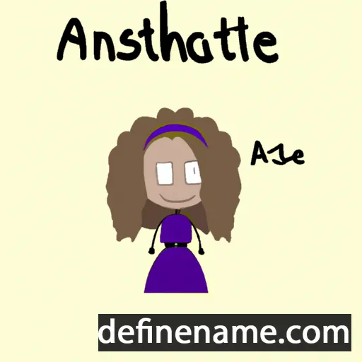 cartoon of the name Athanasie