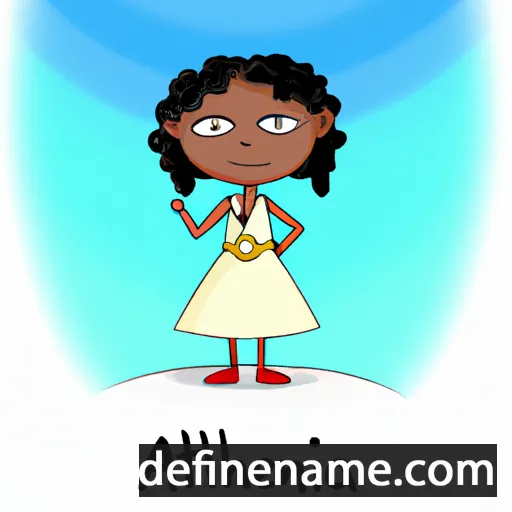 cartoon of the name Athenia