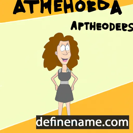 cartoon of the name Athenodora