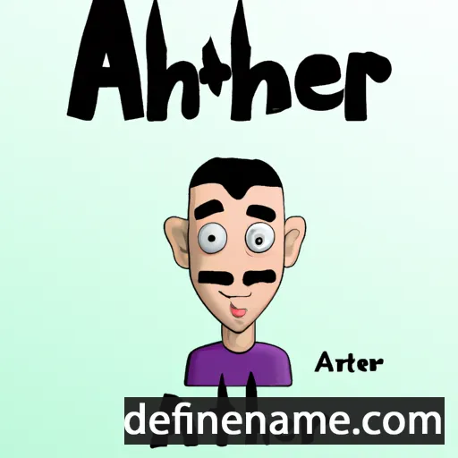 cartoon of the name Ather