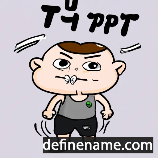 cartoon of the name Athip