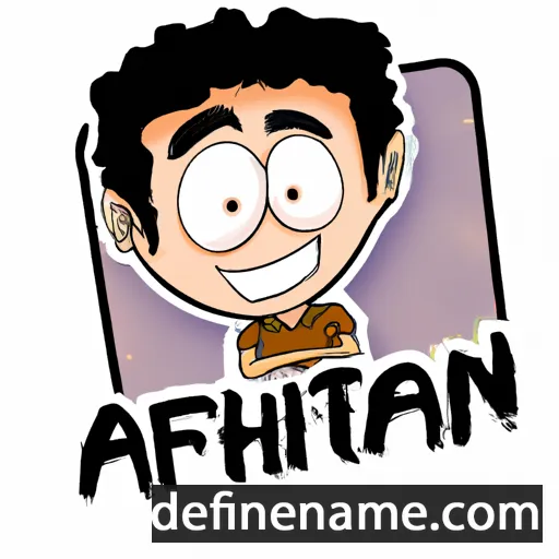 cartoon of the name Athiran