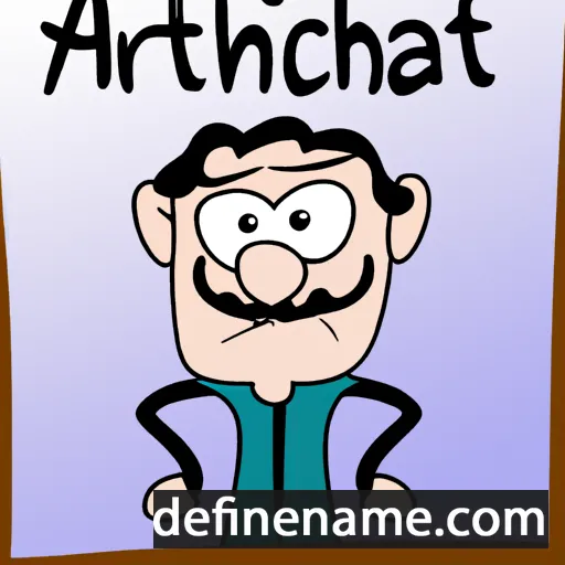 cartoon of the name Athracht