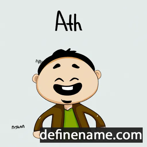 cartoon of the name Athulf