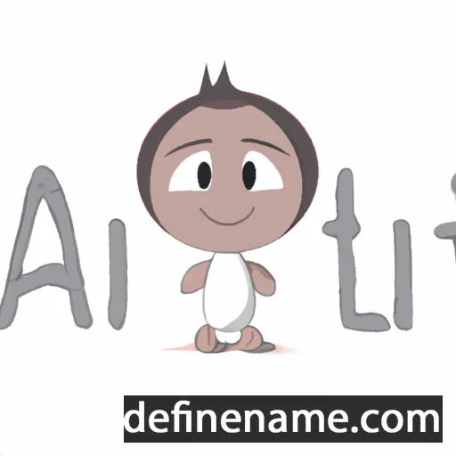 cartoon of the name Atìliu