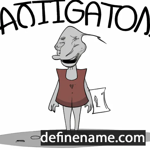 cartoon of the name Atinagor