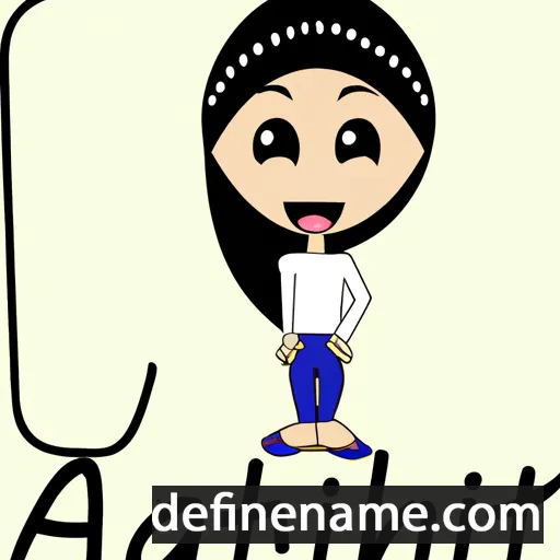 cartoon of the name Atinah